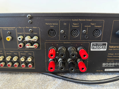 Nakamichi TA-4E Stereo Receiver – Nelson Pass Stasis Design, 100W Excellent