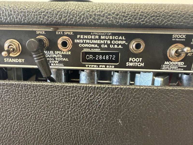 Fender '64 Vibroverb Custom Reissue Combo Amp – Hand-Wired, Excellent Condition, Vintage Tone - Image 13