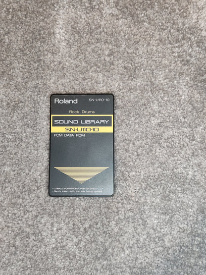 Roland U-110 Sound Library Card - SN-U110-10 - Rock Drums