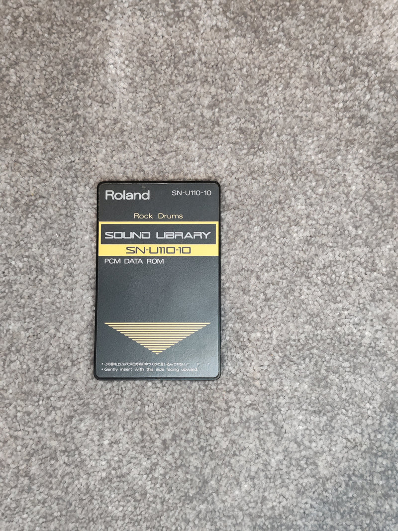 Roland U-110 Sound Library Card - SN-U110-10 - Rock Drums - Image 4