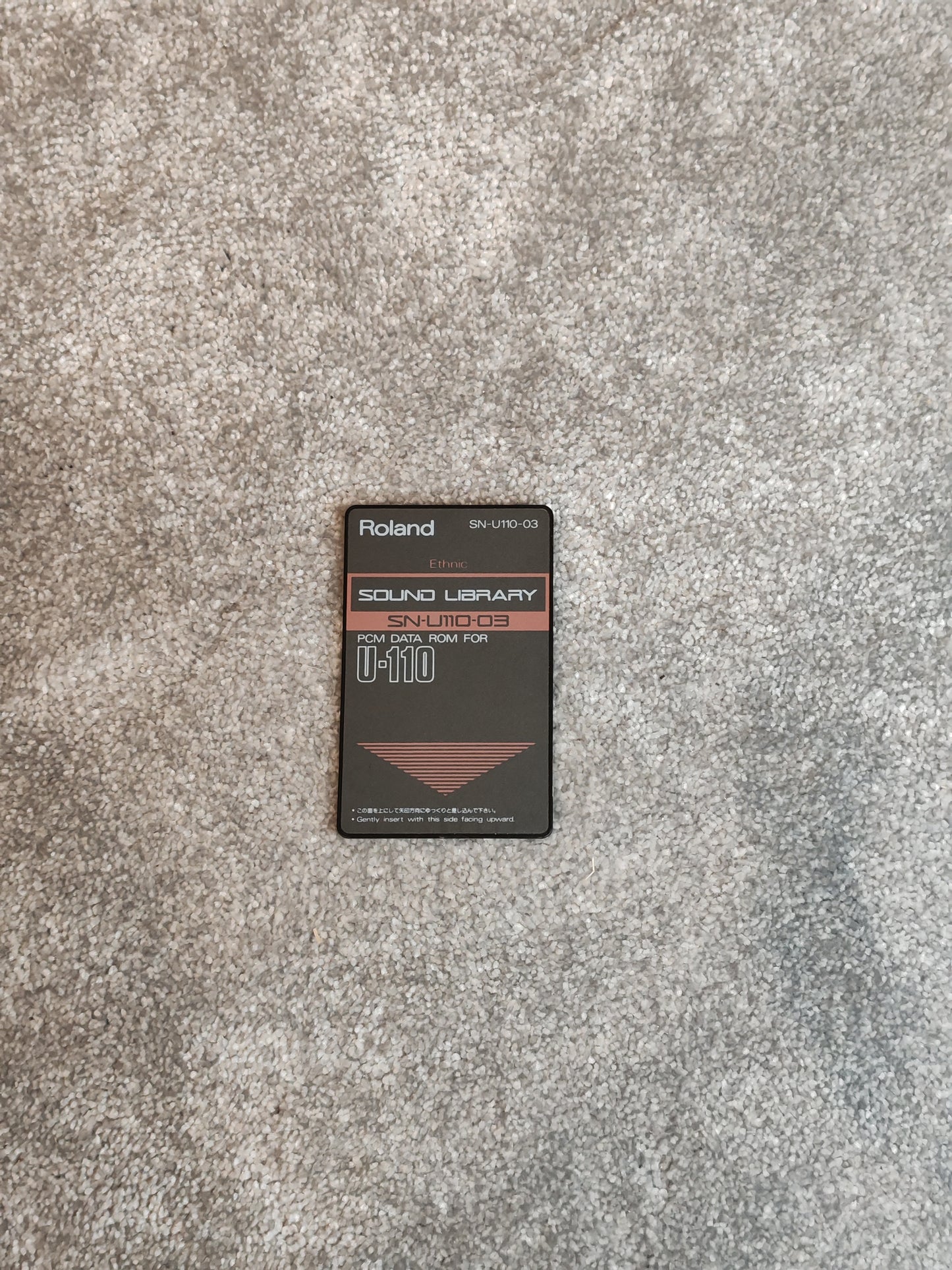 Roland U-110 Sound Library Card - SN-U110-03 - Ethnic PCM Card
