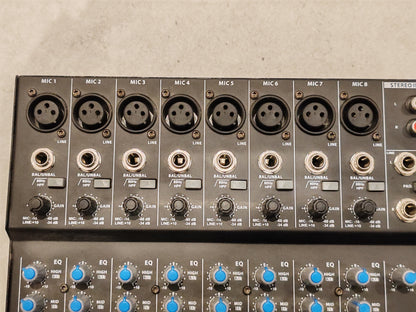 DEVINE MixDesk 1202 - Professional 12 Channel Mixer With Built in EQ