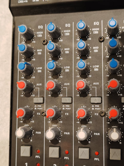 DEVINE MixDesk 1202 - Professional 12 Channel Mixer With Built in EQ