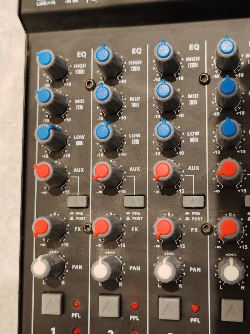 DEVINE MixDesk 1202 - Professional 12 Channel Mixer With Built in EQ - Image 7