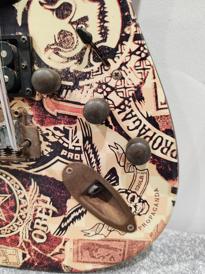 Fender Squier Stratocaster Obey Graphic HSS Electric Guitar