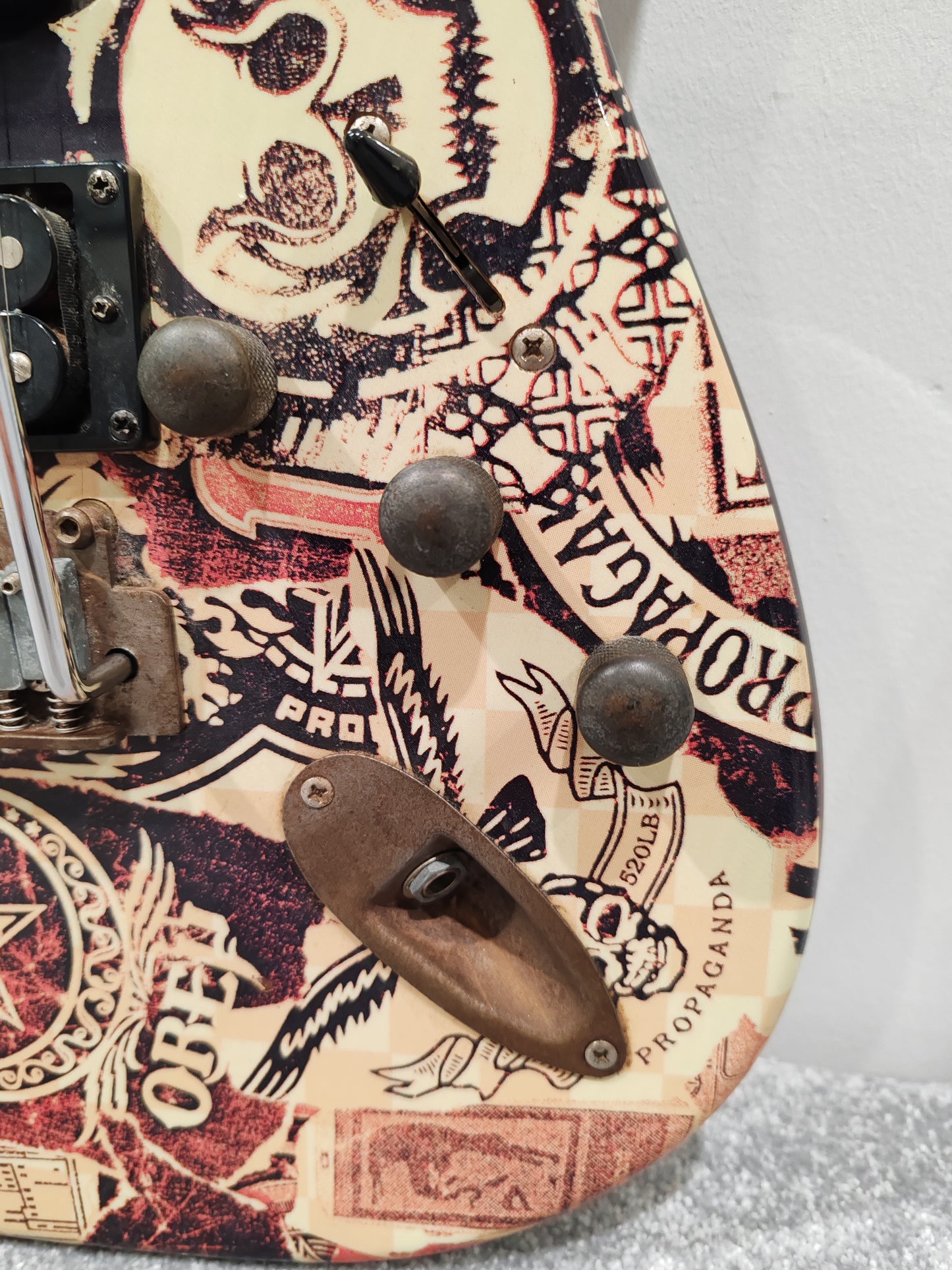 Fender Squier Stratocaster Obey Graphic HSS Electric Guitar