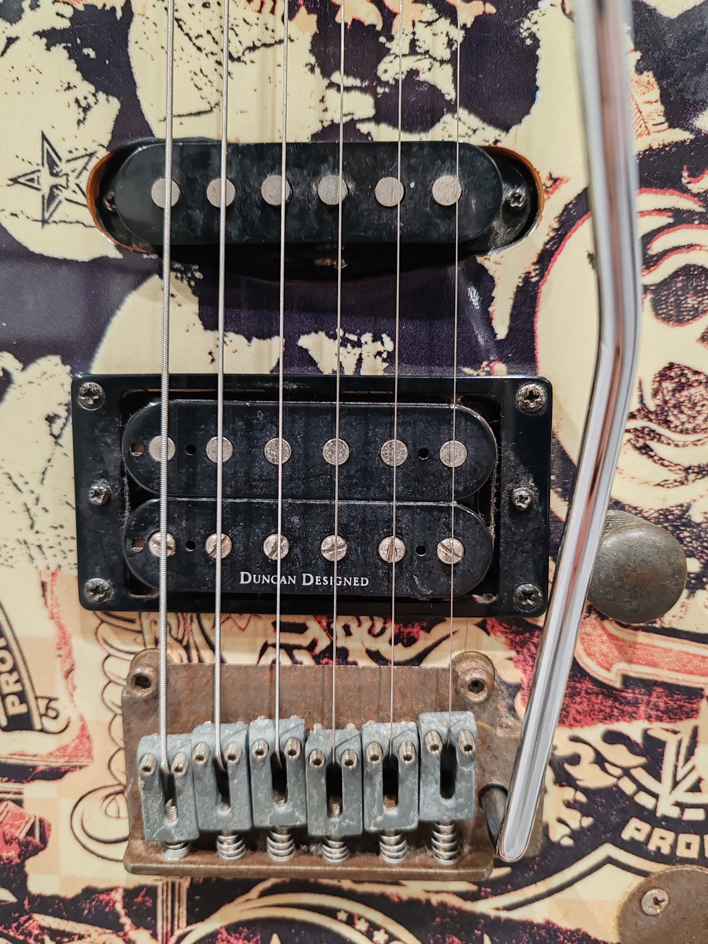 Fender Squier Stratocaster Obey Graphic HSS Electric Guitar