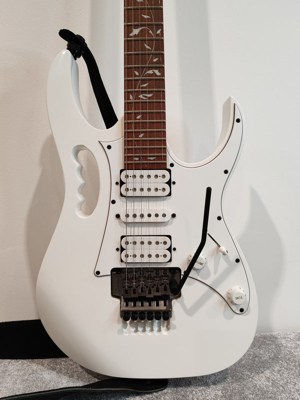 Ibanez Jem Jr Electric Guitar - White - Double Locking Trem