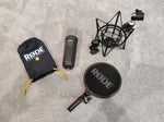 Rode NT1 5th Generation Condenser Microphone w/ Shock Mount, Pop Filter, XLR Cable - Image 2