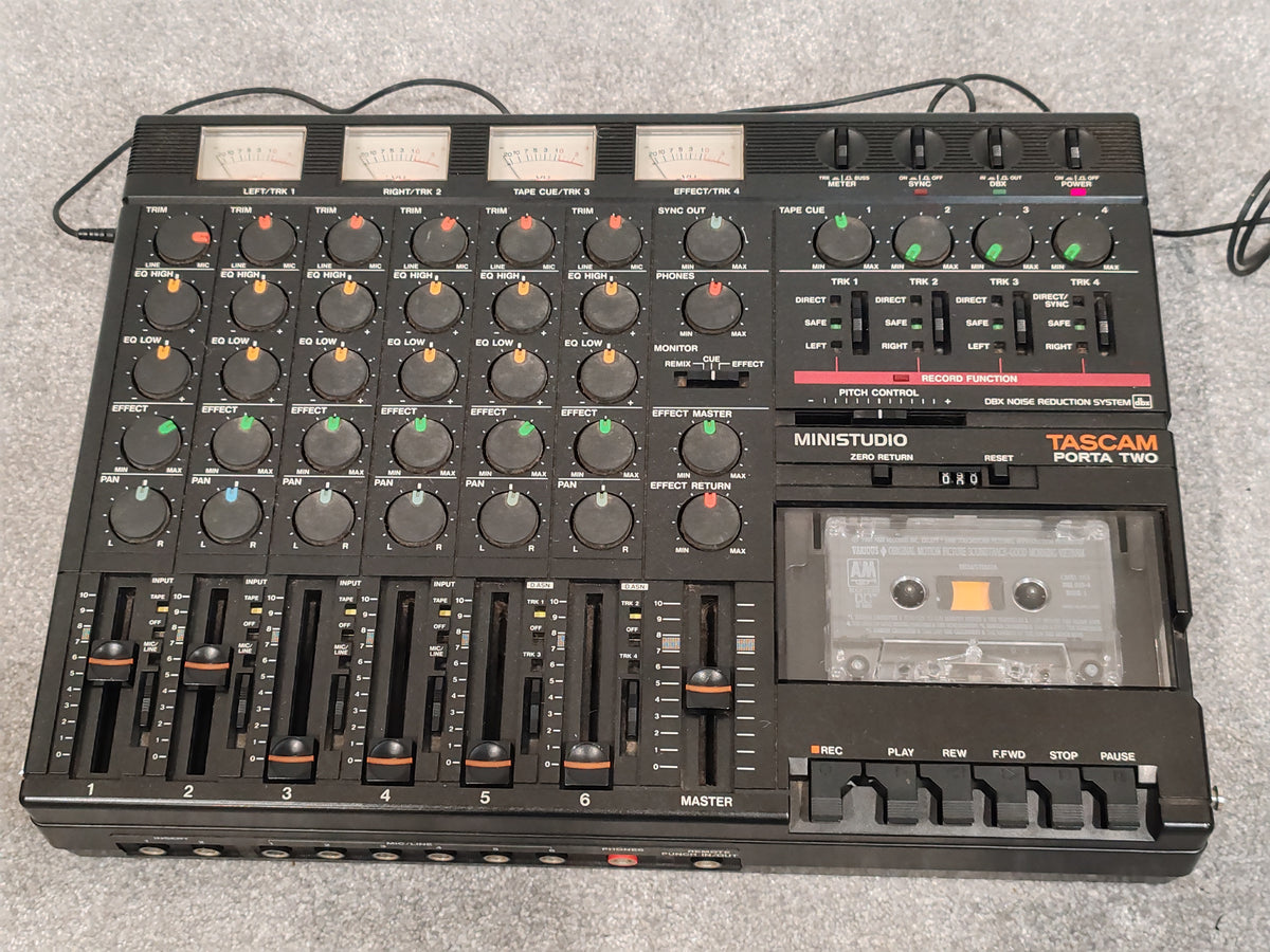 Tascam Porta Two Ministudio Requires Repair w/ Manuals and Flight Case