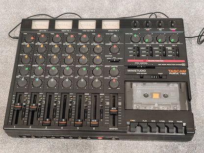 Tascam Porta Two Ministudio Requires Repair w/ Manuals and Flight Case