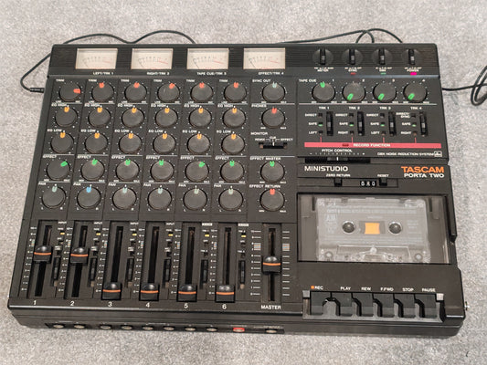 Tascam Porta Two Ministudio Requires Repair w/ Manuals and Flight Case