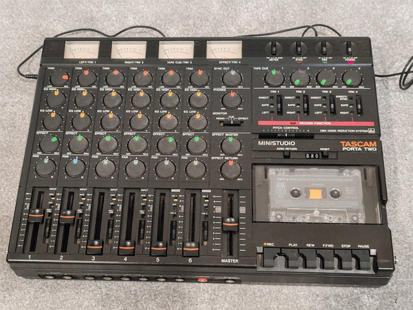 Tascam Porta Two Ministudio Requires Repair w/ Manuals and Flight Case