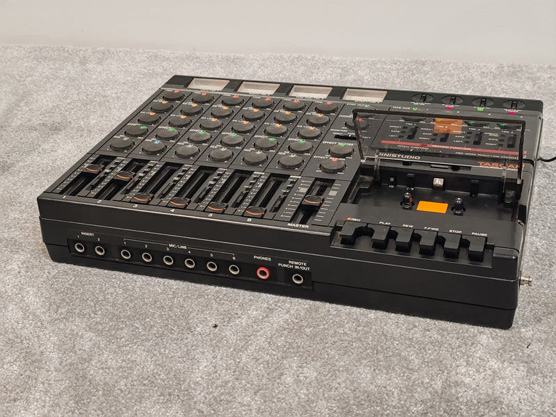 Tascam Porta Two Ministudio Requires Repair w/ Manuals and Flight Case - Image 2