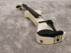 Electric Violin w/ Bow, Extra Bridges, New Strings and Hard Case with Strap - White - Photo 3