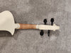Electric Violin w/ Bow, Extra Bridges, New Strings and Hard Case with Strap - White - Photo 6
