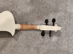 Electric Violin w/ Bow, Extra Bridges, New Strings and Hard Case with Strap - White - Image 6