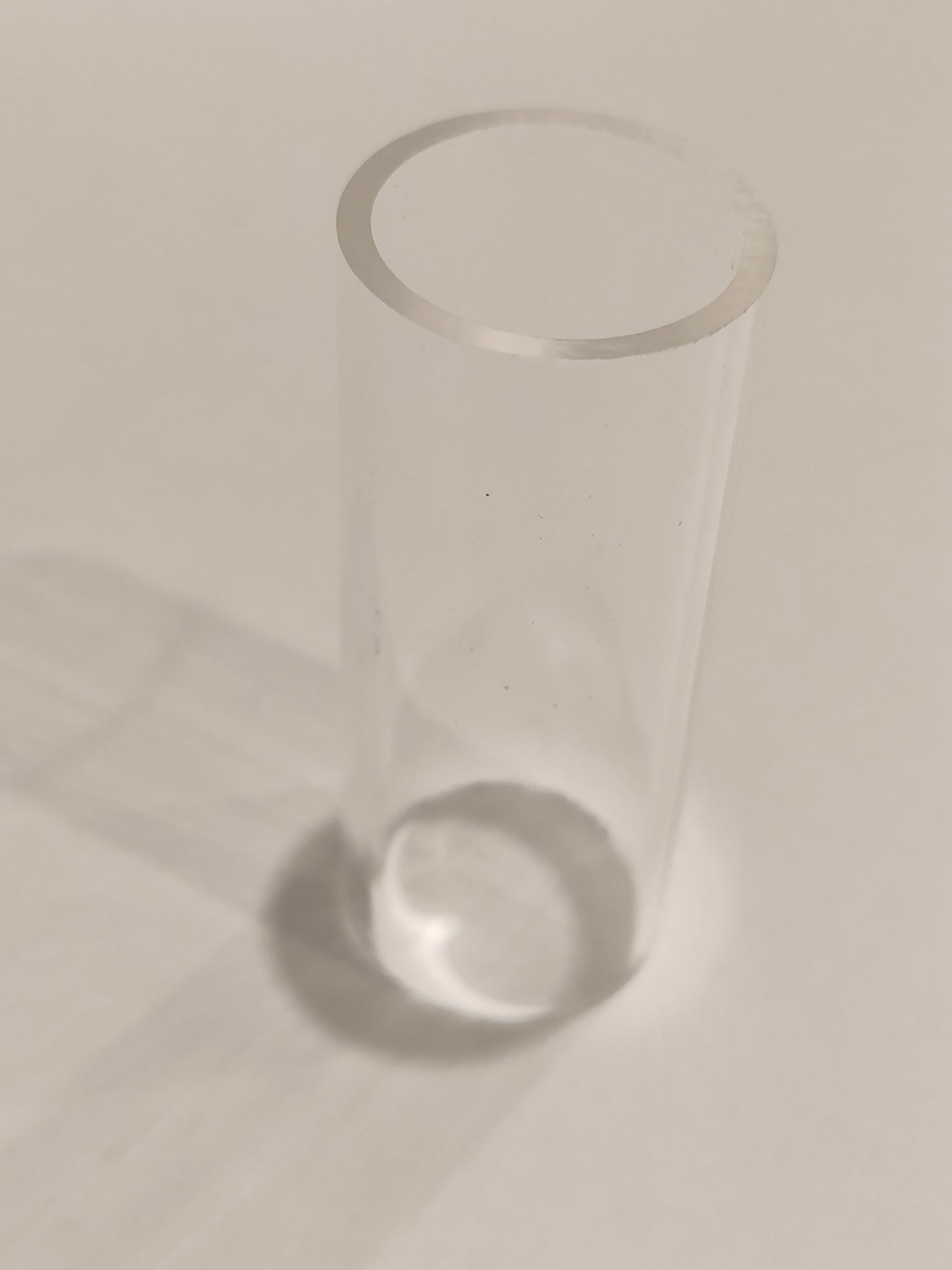 Plastic Guitar Finger Slide - 60mm x 24mm - Clear - Brand New