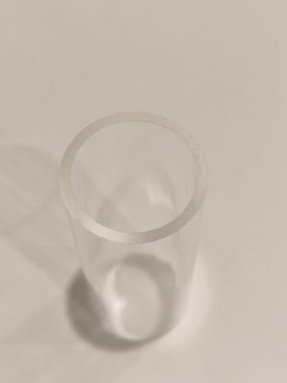 Plastic Guitar Finger Slide - 60mm x 24mm - Clear - Brand New