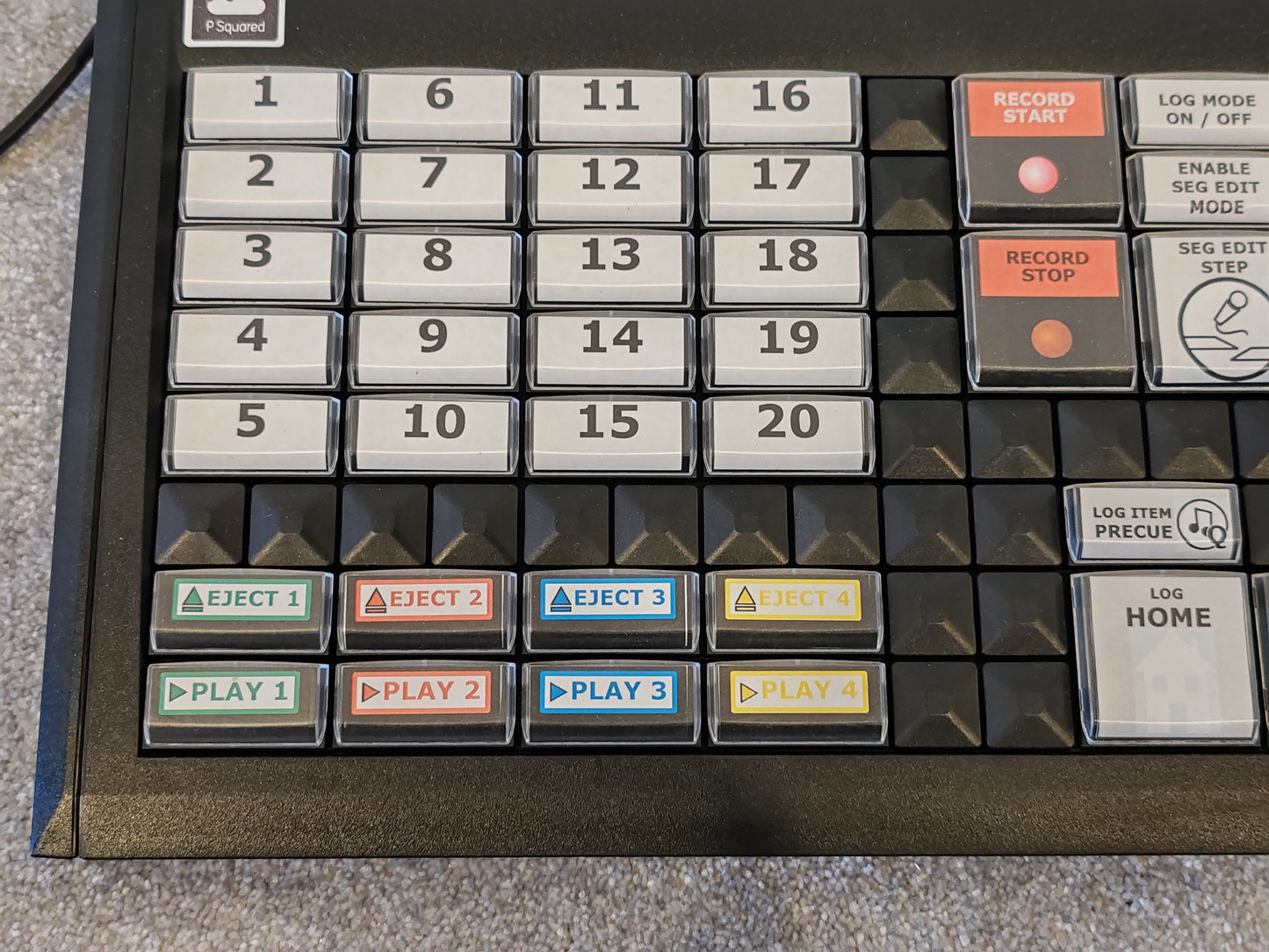 P Squared Myriad 500 Playout Keyboard for Radio Broadcasting
