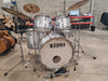 Tama Imperialstar 5 Piece Drumkit with 4 Piece Cymbal Set and Cowbell - Silver - Photo 2