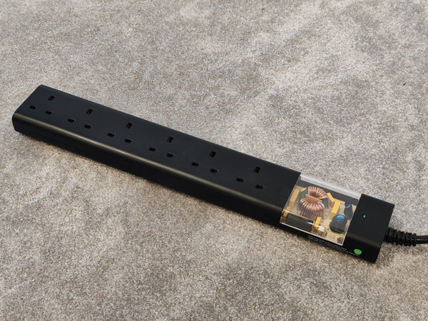 Tacima CS947 6 Way UK Mains Conditioner with Surge Protector Interference Filter