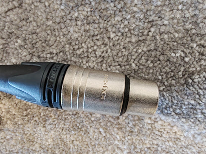4x 1m XLR Cables - Various Brands - Male to Female