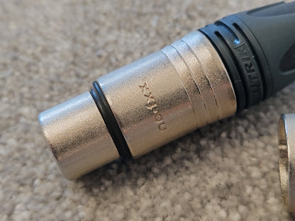 4x 1m XLR Cables - Various Brands - Male to Female