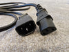 5M Iec C14 TO Iec C13 Black Extension Lead 10A (kettle Cable) - Heavy Duty Design - Excellent - Photo 1