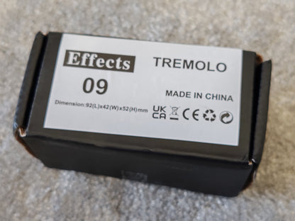 Tremolo Effects Pedal - True Bypass - Gold