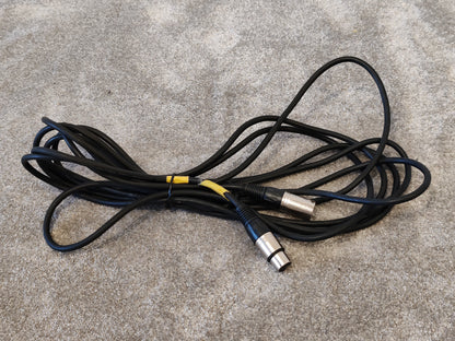 2X 6m XLR Microphone Cables Male to Female