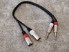 VisioSound High Performance Audio Cable - 2x Stereo 1/4" TRS to 2x XLR - Photo 1
