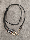 J&D High Performance Audio Cable - 3.5mm Stereo to 2x 1/4" TS Jack - Photo 1