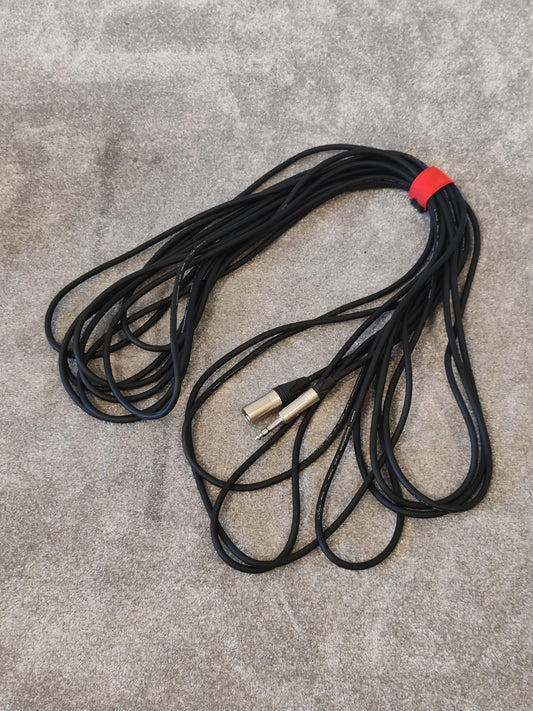 50 foot LYNX Pro XLR Male to Stereo 1/4" TRS Stereo Jack