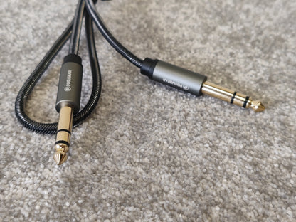 1M Posugear 1/4" TRS Stereo to 1/4" TRS Stereo Cable