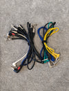 10x Electric Guitar Patch Cables 1/4" TS Mono, Various Lengths and Colours - Photo 1