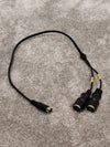 MIDI Breakout Cable 6 Pin Din - MIDI Y Splitter - 50cm - Photo 1
