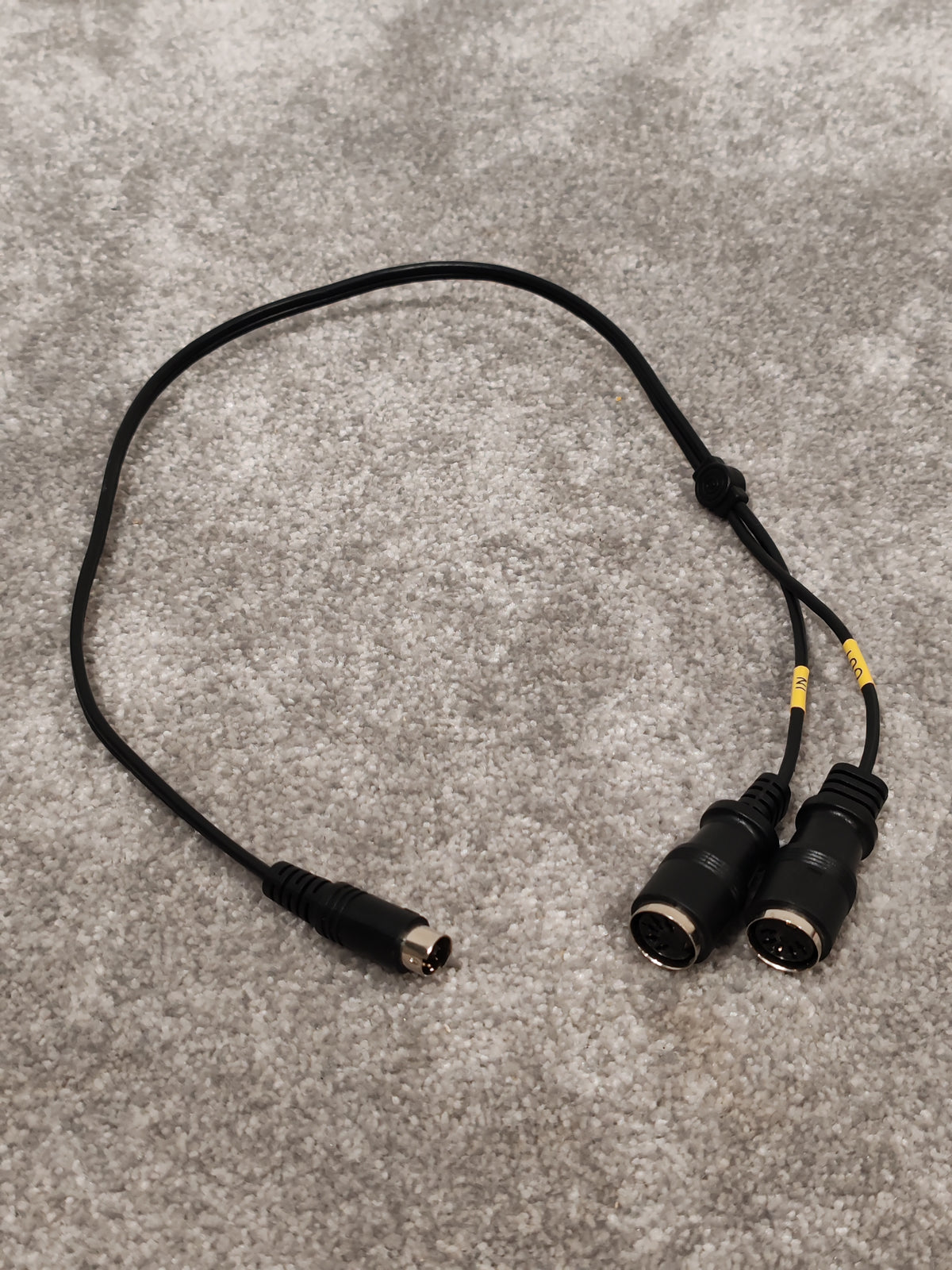 MIDI Breakout Cable 6 Pin Din - MIDI Y Splitter - 50cm