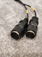MIDI Breakout Cable 6 Pin Din - MIDI Y Splitter - 50cm - Image 3