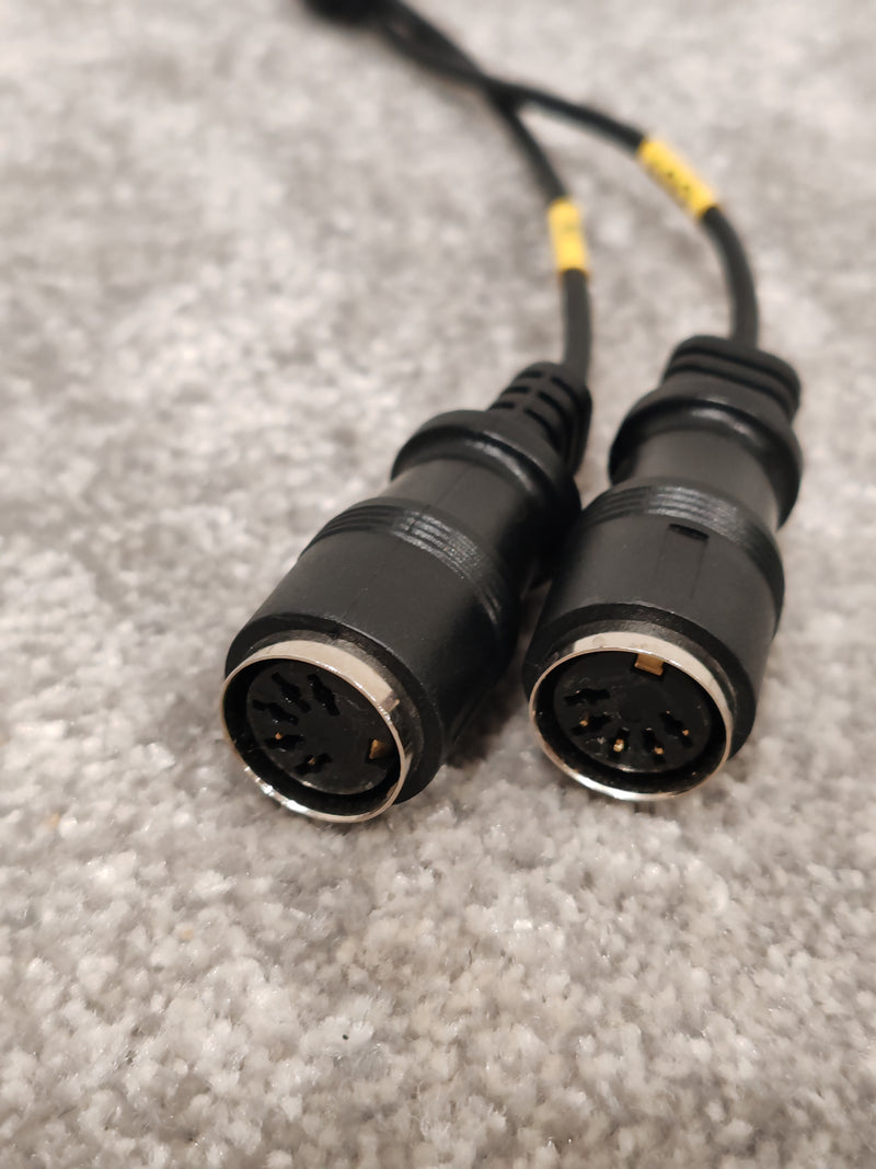 MIDI Breakout Cable 6 Pin Din - MIDI Y Splitter - 50cm - Image 3