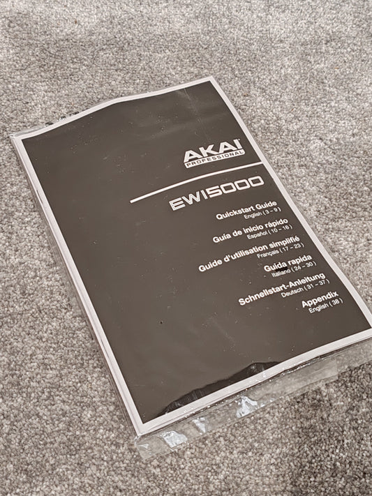 Akai Professional EWI5000 Wireless Electronic Wind Instrument Open Box New