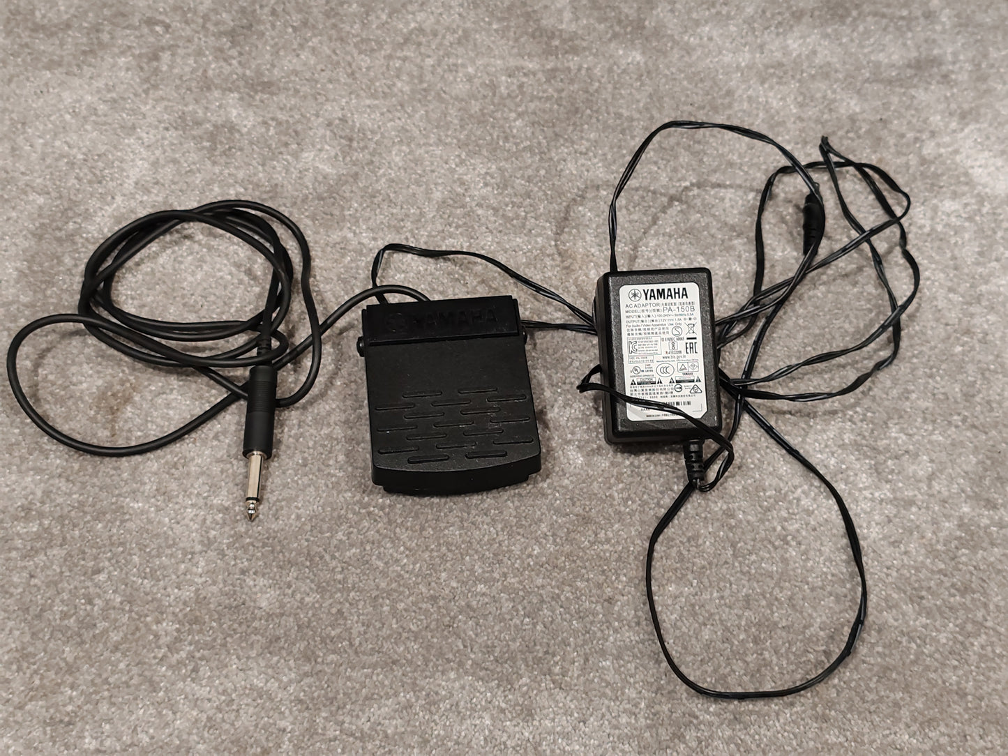 Yamaha P-125 88 Weighted Key Digital Piano w/ Sustain Pedal and Power Adapter