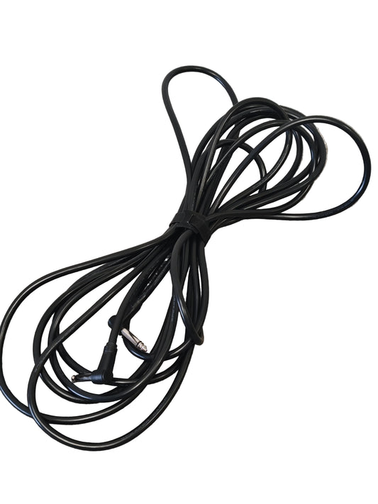 1/4" TS Mono Guitar Cable, Moulded Jacks, 6M