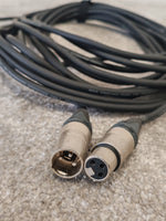 XLR Male to Female Cable, 10m Low Noise Audio Cable - Image 1