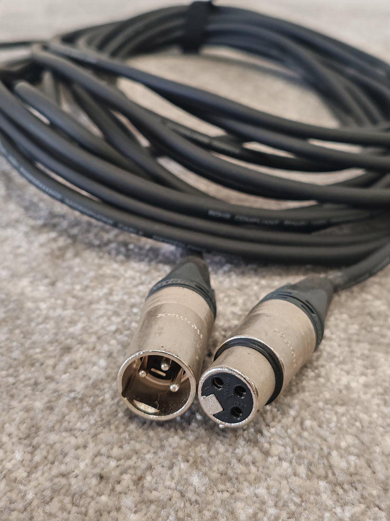XLR Male to Female Cable, 10m Low Noise Audio Cable - Image 1