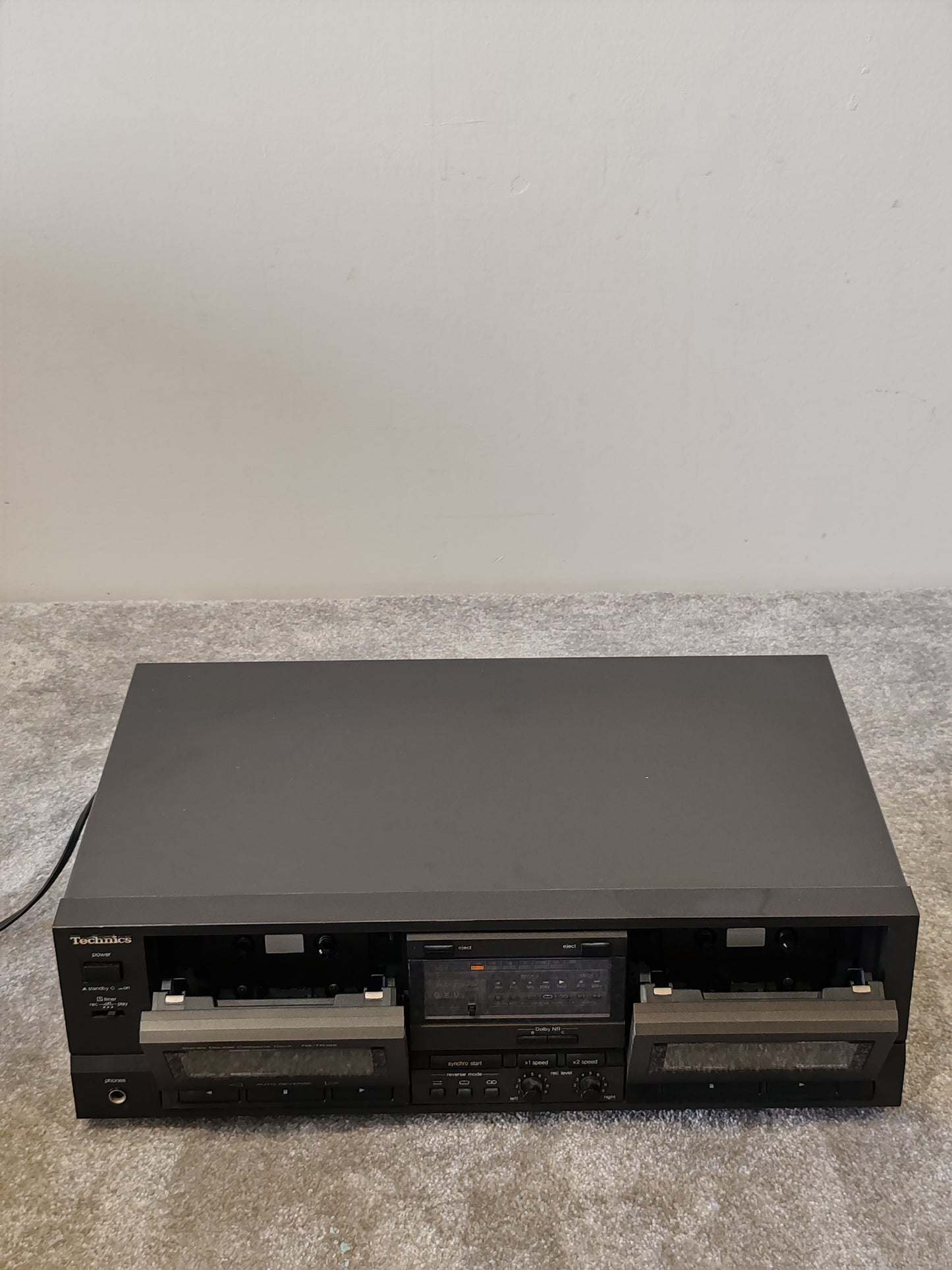 Technics RS-TR165 Stereo Double Cassette Deck – Very Good Condition