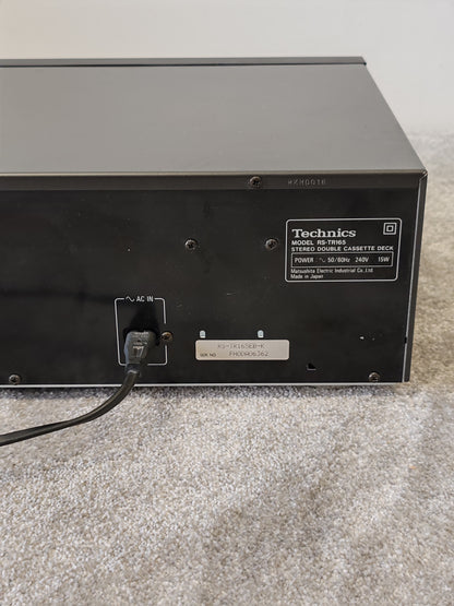 Technics RS-TR165 Stereo Double Cassette Deck – Very Good Condition