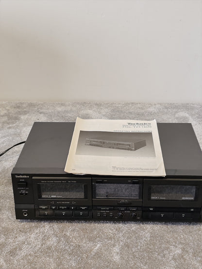 Technics RS-TR165 Stereo Double Cassette Deck – Very Good Condition