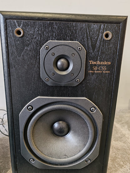 Technics SB-CS5 Hi-Fi Speaker System Pair- Very Good Condition