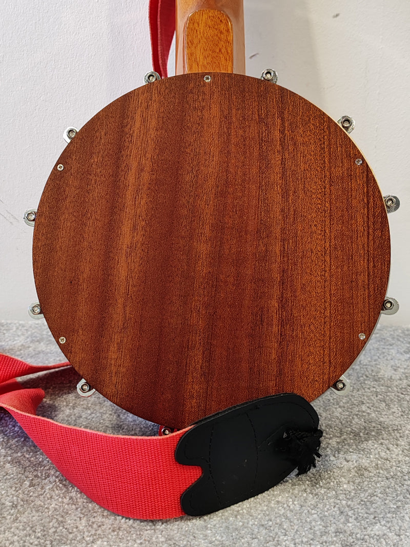 Kmise Ukulele Banjo – Very Good Condition | Polyester Drumhead, Closed Geared Tuners - Image 7
